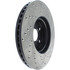 127.44160R by CENTRIC - Slotted Drilled Rotor