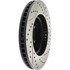 127.44172R by CENTRIC - Slotted Drilled Rotor