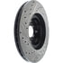 Centric 127.45061CL Disc Brake Rotor Sportstop Cryo Drilled & Slotted Rotor, Left