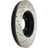 Centric 127.45063CL Disc Brake Rotor Sportstop Cryo Drilled & Slotted Rotor, Left