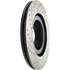 Centric 127.45071CL Disc Brake Rotor Sportstop Cryo Drilled & Slotted Rotor, Left
