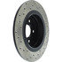 128.35112L by CENTRIC - Sport Cross Drilled Brake Rotor, Left