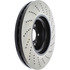 128.35118 by CENTRIC - Centric Premium OE Style Drilled Brake Rotor