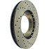 Centric 128.37018R Disc Brake Rotor Cross Drilled Rotor