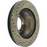 Centric 128.37023L Disc Brake Rotor Cross Drilled Rotor