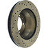 Centric 128.37023R Disc Brake Rotor Cross Drilled Rotor