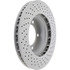 128.37046 by CENTRIC - Premium OE Style Drilled Brake Rotor