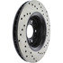 128.39023R by CENTRIC - Cross Drilled Rotor