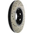 Centric 128.39027L Disc Brake Rotor Cross Drilled Rotor