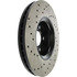 128.39032L by CENTRIC - Sport Cross Drilled Brake Rotor, Left