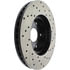 Centric 128.40046CR Disc Brake Rotor Sportstop Cryo Sport Drilled Rotor, Right