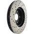 128.40046L by CENTRIC - Cross Drilled Rotor