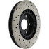 128.40048R by CENTRIC - Cross Drilled Rotor