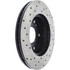 Centric 128.40056CL Disc Brake Rotor Sportstop Cryo Sport Drilled Rotor, Left