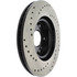 Centric 128.40057L Disc Brake Rotor Cross Drilled Rotor