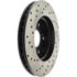 Centric 128.40064CL Disc Brake Rotor Sportstop Cryo Sport Drilled Rotor, Left