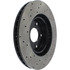 Centric 128.40066L Disc Brake Rotor Cross Drilled Rotor