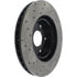 Centric 128.40066CL Disc Brake Rotor Sportstop Cryo Sport Drilled Rotor, Left
