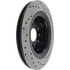 Centric 128.39047CR Disc Brake Rotor Sportstop Cryo Sport Drilled Rotor, Right