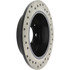Centric 128.40017CL Disc Brake Rotor Sportstop Cryo Sport Drilled Rotor, Left