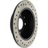 128.40017R by CENTRIC - Sport Cross Drilled Brake Rotor, Right