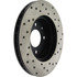 128.40021R by CENTRIC - Cross Drilled Rotor