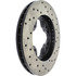 128.40022R by CENTRIC - Cross Drilled Rotor