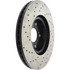 128.40071L by CENTRIC - Sport Cross Drilled Brake Rotor, Left