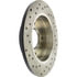 Centric 128.42016L Disc Brake Rotor Cross Drilled Rotor