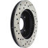 128.42060L by CENTRIC - Sport Cross Drilled Brake Rotor, Left