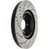 Centric 128.42074CL Disc Brake Rotor Sportstop Cryo Sport Drilled Rotor, Left