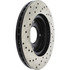 128.42091L by CENTRIC - Cross Drilled Rotor