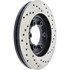 128.43013R by CENTRIC - Cross Drilled Rotor