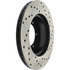 128.44044R by CENTRIC - Cross Drilled Rotor