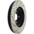 Centric 128.44088CL Disc Brake Rotor Sportstop Cryo Sport Drilled Rotor, Left