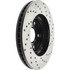 Centric 128.44088CR Disc Brake Rotor Sportstop Cryo Sport Drilled Rotor, Right