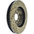 Centric 128.44102R Disc Brake Rotor Cross Drilled Rotor