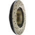 Centric 128.45022L Disc Brake Rotor Cross Drilled Rotor