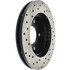 Centric 128.45048L Disc Brake Rotor Cross Drilled Rotor