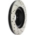 Centric 128.45051CR Disc Brake Rotor Sportstop Cryo Sport Drilled Rotor, Right