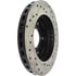 Centric 128.46042CR Disc Brake Rotor Sportstop Cryo Sport Drilled Rotor, Right