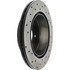 128.46072L by CENTRIC - Sport Cross Drilled Brake Rotor, Left