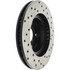 128.47010R by CENTRIC - Cross Drilled Rotor