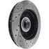 Centric 127.65040CR Disc Brake Rotor and Hub Assembly Sportstop Cryo Drilled & Slotted Rotor, Right