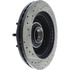 Centric 127.65046CR Disc Brake Rotor and Hub Assembly Sportstop Cryo Drilled & Slotted Rotor, Right