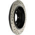 Centric 127.65052R Disc Brake Rotor Slotted Drilled Rotor