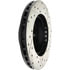 Centric 127.65054CR Disc Brake Rotor Sportstop Cryo Drilled & Slotted Rotor, Right
