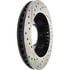 Centric 127.65062CL Disc Brake Rotor Sportstop Cryo Drilled & Slotted Rotor, Left