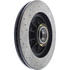 Centric 127.65080CL Disc Brake Rotor and Hub Assembly Sportstop Cryo Drilled & Slotted Rotor, Left