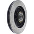 Centric 127.65080CR Disc Brake Rotor and Hub Assembly Sportstop Cryo Drilled & Slotted Rotor, Right